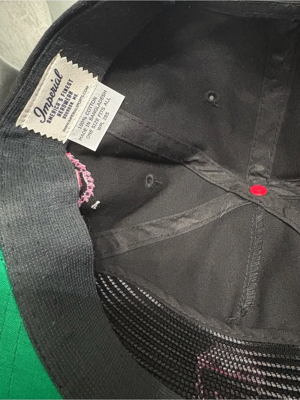 Pink Whitney Black & Pink Rope-Trim Hat